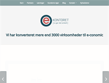 Tablet Screenshot of ekontoret.dk